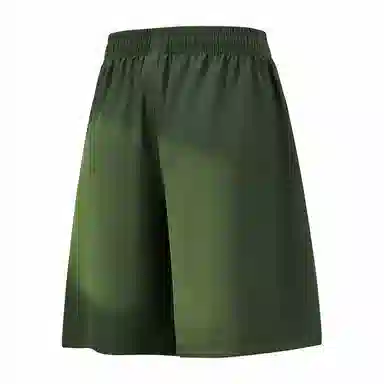 兰缪 简约纯色基础日常舒适透气柔软亲肤美式百搭宽松五分休闲短裤 男女同款