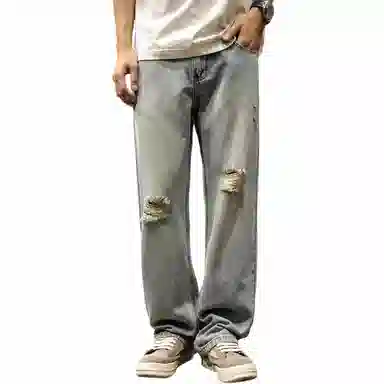 Lujebang Vintage Loose Jeans Light Blue