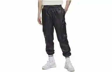 Jordan Logo Print Joggers Black