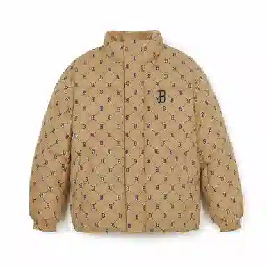 MLB Basic Boston Red Sox Down Jacket Light Beige