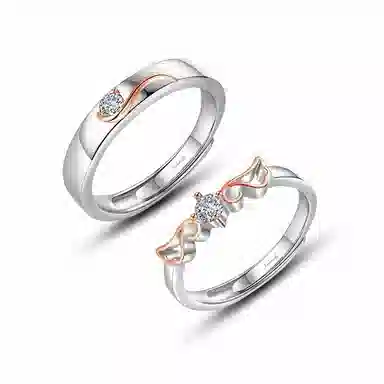 Lockstarfy Angel Wing Ring