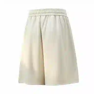 兰缪 日系纯色基础款日常通勤舒适透气亲肤柔软美式复古百搭运动户外宽松休闲短裤 男女同款