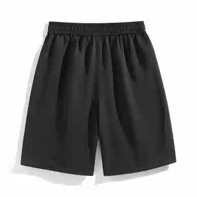 海尔斯 美式高街户外纯色百搭中腰宽松系带休闲短裤 男款