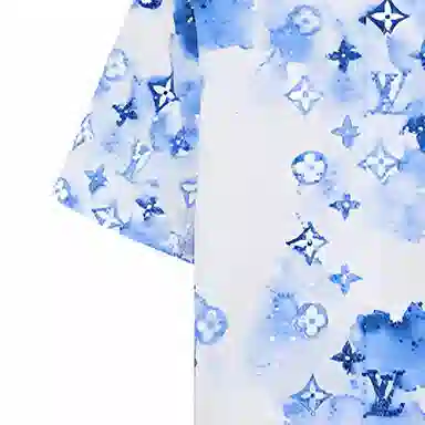 Louis Vuitton SS21 Blue Short Sleeve Shirt