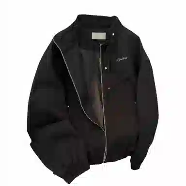 大卫贝肯 美式潮牌高街百搭夹克外套 男女同款 黑色