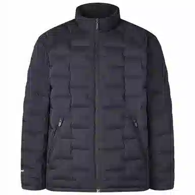 坦博尔 立领轻薄短款内胆叠穿保暖羽绒服 男款