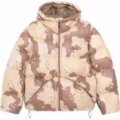 Stussy FW24 DOWN PARKA CAMO RIPSTOP