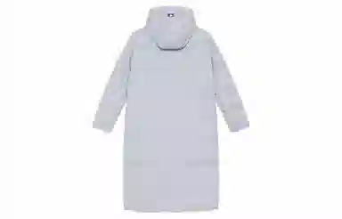 MLB Dodgers Logo Puffer Jacket Light Grey