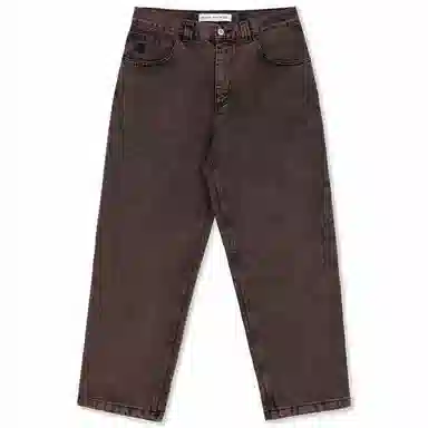 Polar Skate Co Wide Leg Jeans Mud Brown