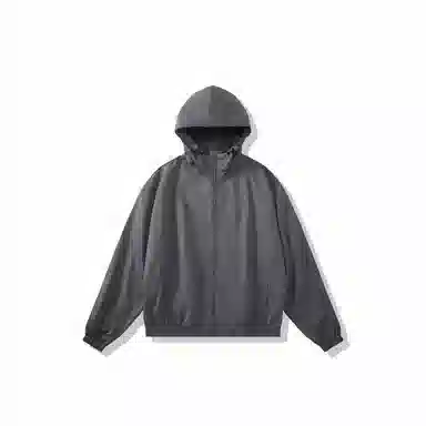 我是大卫 美式连帽户外机能风宽松工装夹克外套 通用 深灰色