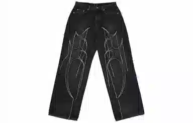 THUG CLUB TC Jeans Black