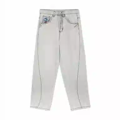 MIND ERROR Vintage Washed Elephant Jeans