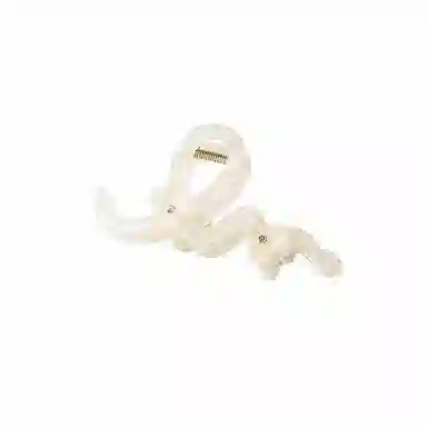 水中玉 高级感花朵抓夹大号后脑勺鲨鱼夹子头饰发量多发卡 亚克力 发夹 女款