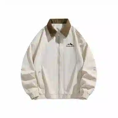 啄木鸟 美式撞色拼接印花宽松户外百搭休闲飞行员夹克外套 男女同款