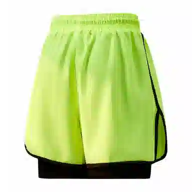 兰缪 日系纯色透气柔软户外宽松亲肤运动五分裤休闲短裤 男女同款