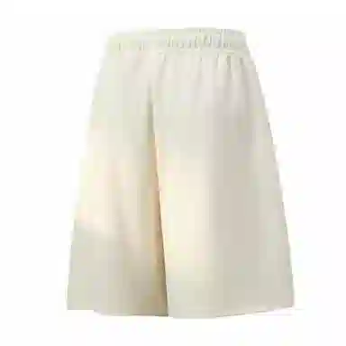 兰缪 美式基础款日常通勤舒适亲肤宽松休闲短裤 男女同款