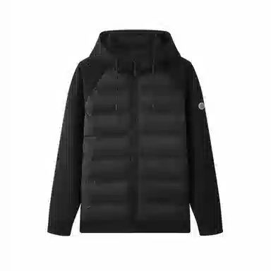 红豆 空气层卫衣领防水羽绒服 男款