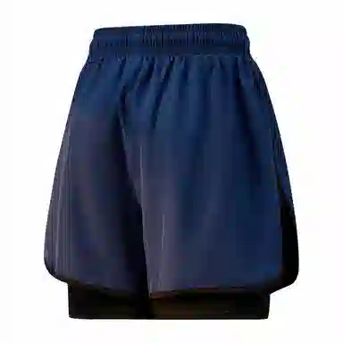 兰缪 日系纯色透气柔软户外宽松亲肤运动五分裤休闲短裤 男女同款