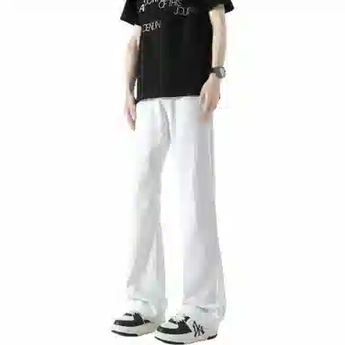 诗丹帝国 美式高街宽松直筒舒适百搭休闲牛仔裤 男款