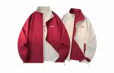 王者荣耀 鲁班七号星空梦想款 美式复古双面穿纯色街头潮流口袋户外登山旅游宽松休闲字母设计印花耐磨机能风通勤外套夹克 男女同款