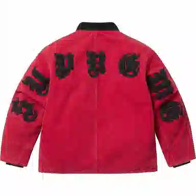 Supreme Old English Canvas Work Jacket