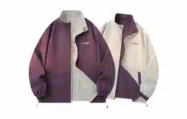 王者荣耀 鲁班七号星空梦想款 美式复古双面穿纯色街头潮流口袋户外登山旅游宽松休闲字母设计印花耐磨机能风通勤外套夹克 男女同款