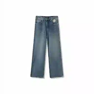 Wo Shi Da Wei Retro Loose Jeans