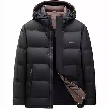 梦特娇 青春流行连帽羽绒服 男款