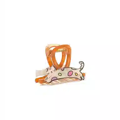 如花梦 小狗抓夹高级感 亚克力 发夹 女款