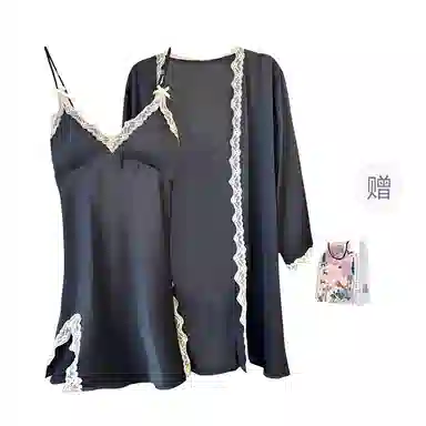 桔内 轻奢薄款宫廷风纯欲带胸垫无袖高级款家居服睡裙 女款 礼盒装