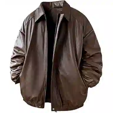 多元风格复古百搭休闲皮衣 男女同款