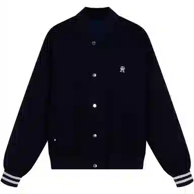 Tommy Hilfiger Reversible Jacquard Baseball Jacket
