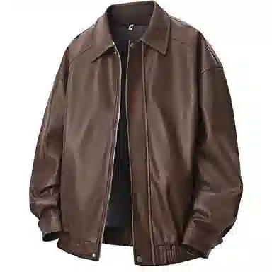 多元风格复古百搭休闲皮衣 男女同款