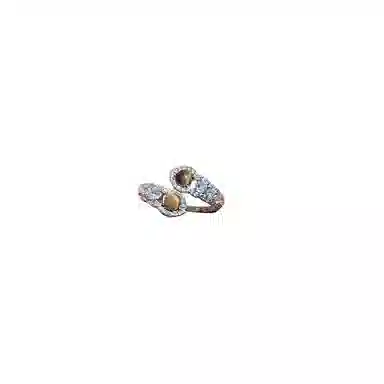 指尖瑰宝 美拉德色系 复古简约食指戒 小众通勤百搭 铜 戒指 女款