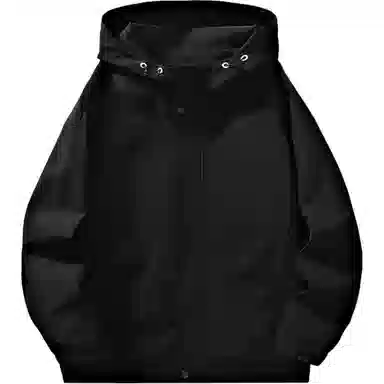 秋季美式简约百搭连帽长袖  徒步户外远足都市生活/旅游/通勤 防水防风透气冲锋衣 男女同款