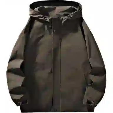 秋季美式简约百搭连帽长袖  徒步户外远足都市生活/旅游/通勤 防水防风透气冲锋衣 男女同款