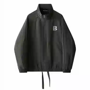 大卫贝肯 美式基础款纯色个性字母印花户外防风保暖宽松舒适休闲百搭工装夹克外套 男女同款