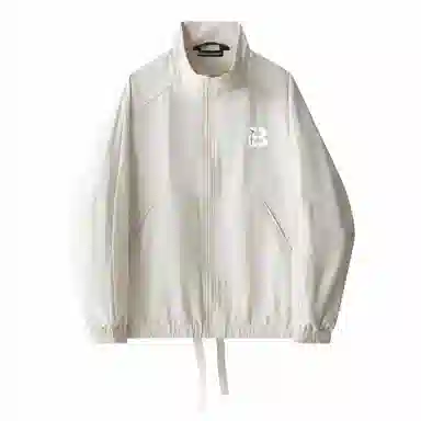 大卫贝肯 美式基础款纯色个性字母印花户外防风保暖宽松舒适休闲百搭工装夹克外套 男女同款