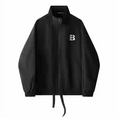 大卫贝肯 美式基础款纯色个性字母印花户外防风保暖宽松舒适休闲百搭工装夹克外套 男女同款