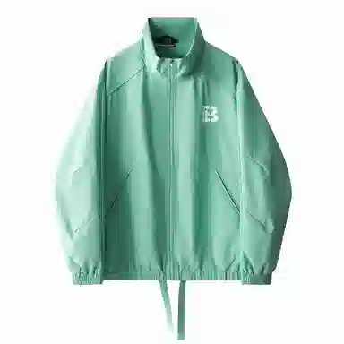 大卫贝肯 美式基础款纯色个性字母印花户外防风保暖宽松舒适休闲百搭工装夹克外套 男女同款