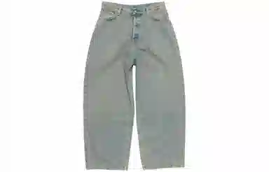 Acne Studios SS24 Loose Fit Mid Waist Jeans Blue