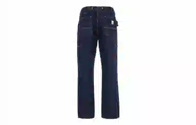 Carhartt 103890 RUGGED FLEX HEAVYWEIGHT DOUBLE-FRONT UTILITY LOGGER JEAN RELAXED FIT BLUE