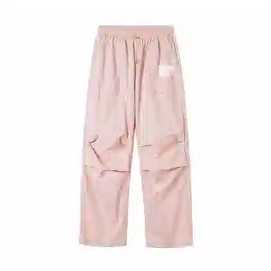 木林森 纯色垂感速干美式复古高街机能风工装裤 男女同款