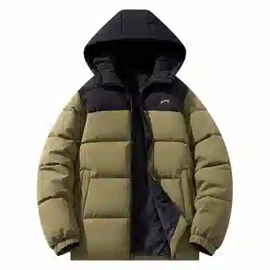 贵人鸟 保暖加厚连帽防风棉服 男女同款