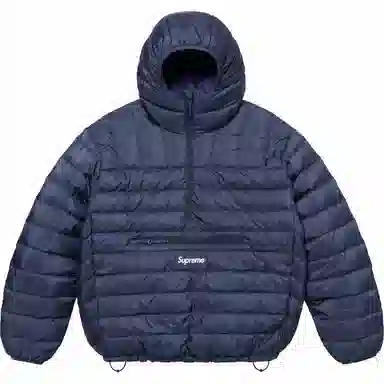 Supreme Micro Down Half Zip Hooded Pullover