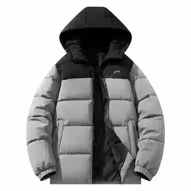 贵人鸟 保暖加厚连帽防风棉服 男女同款