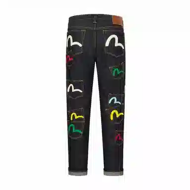 EVISU 2024 Seagull Print Jeans