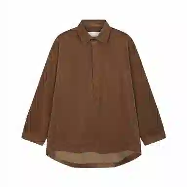 速写 街头纽扣复古灯芯绒潮流休闲长袖夹克 男款