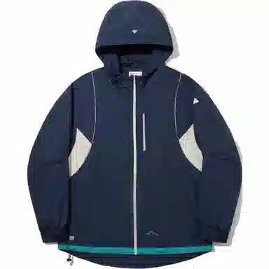 中国李宁 游山玩水 户外系列 反光防泼水防晒宽松夹克外套 男女同款 海军蓝色