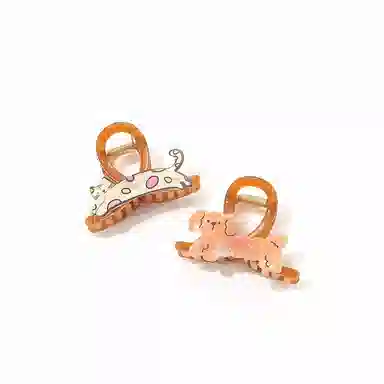 如花梦 小狗抓夹高级感 亚克力 发夹 女款